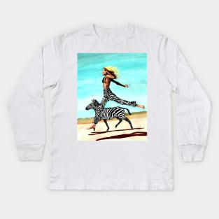 bed sheet Kids Long Sleeve T-Shirt